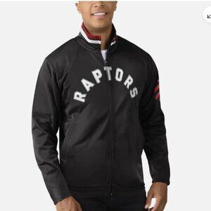 Toronto Raptors NBA Basketball Long Sleeve Zip-Up Black Mens L Track Jacket